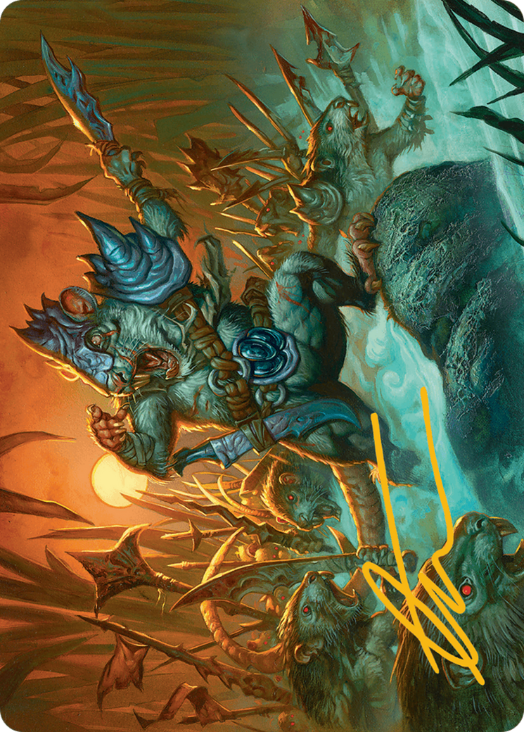 Persistent Marshstalker Art Card (Gold-Stamped Signature) [Bloomburrow Art Series] - Magic: The Gathering - Card Brawlers | Quebec | Canada |
