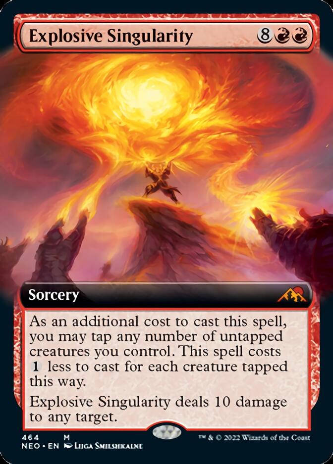 Explosive Singularity (Extended Art) [Kamigawa: Neon Dynasty] - Magic: The Gathering - Card Brawlers | Quebec | Canada |