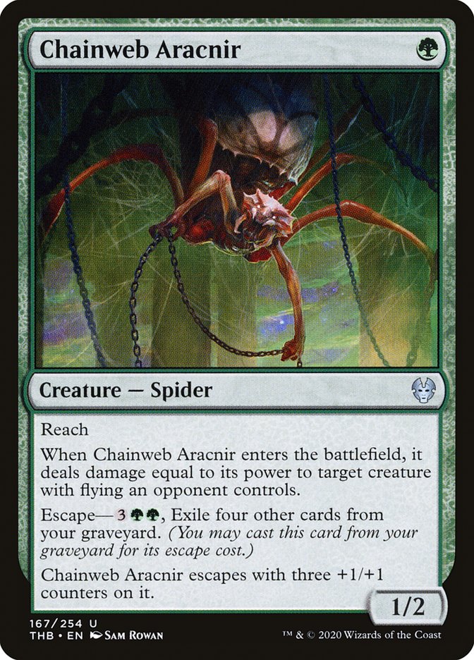 Chainweb Aracnir [Theros Beyond Death] - Magic: The Gathering - Card Brawlers | Quebec | Canada |