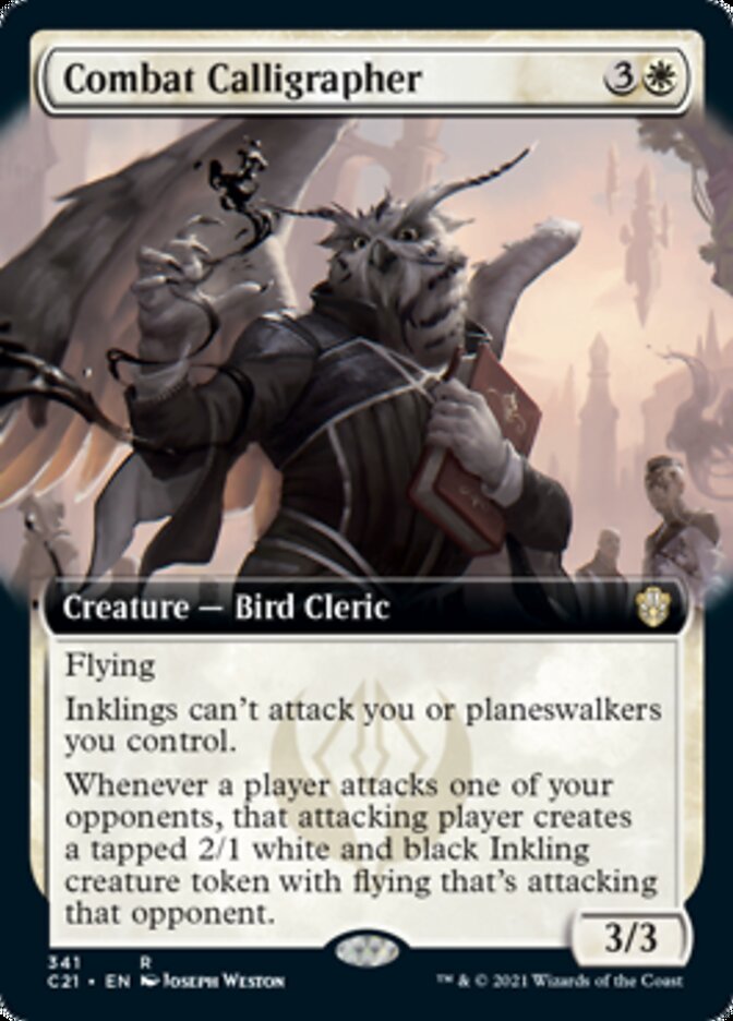 Combat Calligrapher (Extended Art) [Commander 2021] - Magic: The Gathering - Card Brawlers | Quebec | Canada |