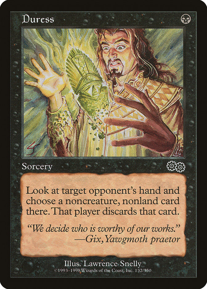 Duress [Urza's Saga] - Magic: The Gathering - Card Brawlers | Quebec | Canada |