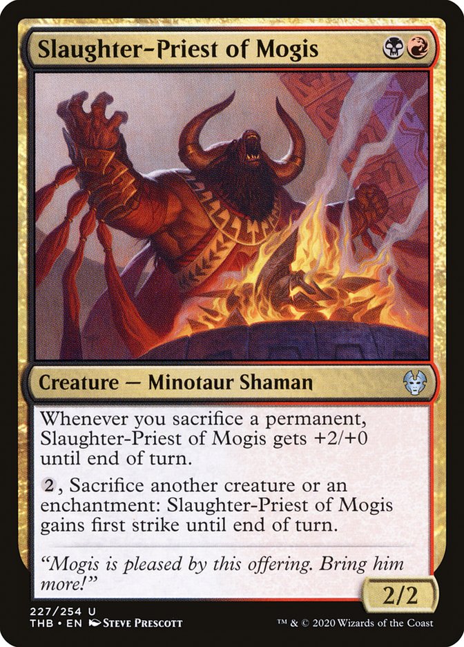 Slaughter-Priest of Mogis [Theros Beyond Death] - Magic: The Gathering - Card Brawlers | Quebec | Canada |