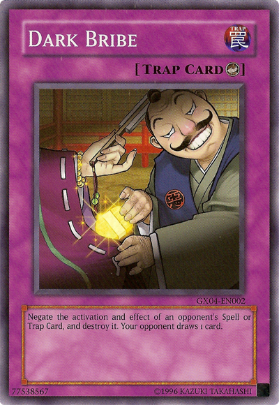 Dark Bribe (GX Tag Force 2) [GX04-EN002] Super Rare - Yu-Gi-Oh! - Card Brawlers | Quebec | Canada |