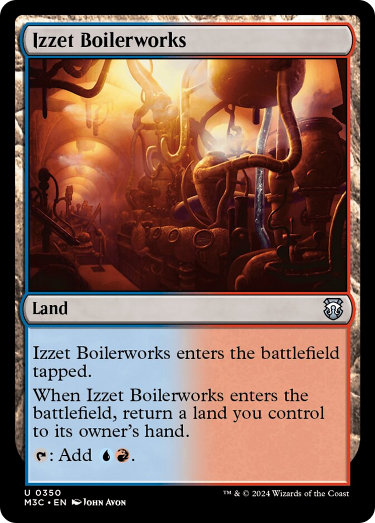Izzet Boilerworks (Ripple Foil) [Modern Horizons 3 Commander] - Magic: The Gathering - Card Brawlers | Quebec | Canada |