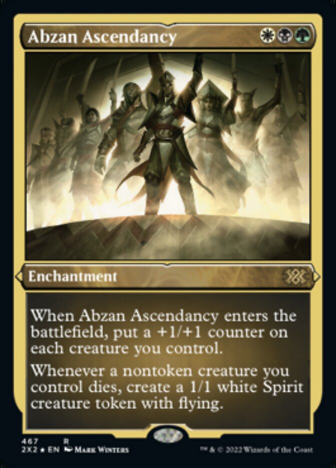 Abzan Ascendancy (Foil Etched) [Double Masters 2022] - Magic: The Gathering - Card Brawlers | Quebec | Canada |