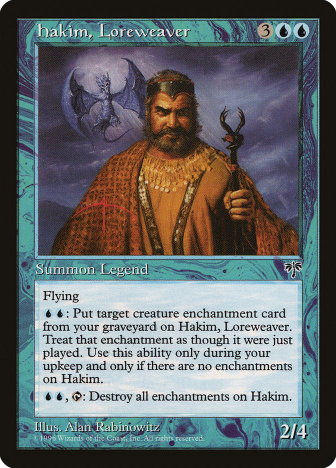 Hakim, Loreweaver [Mirage] - Magic: The Gathering - Card Brawlers | Quebec | Canada |
