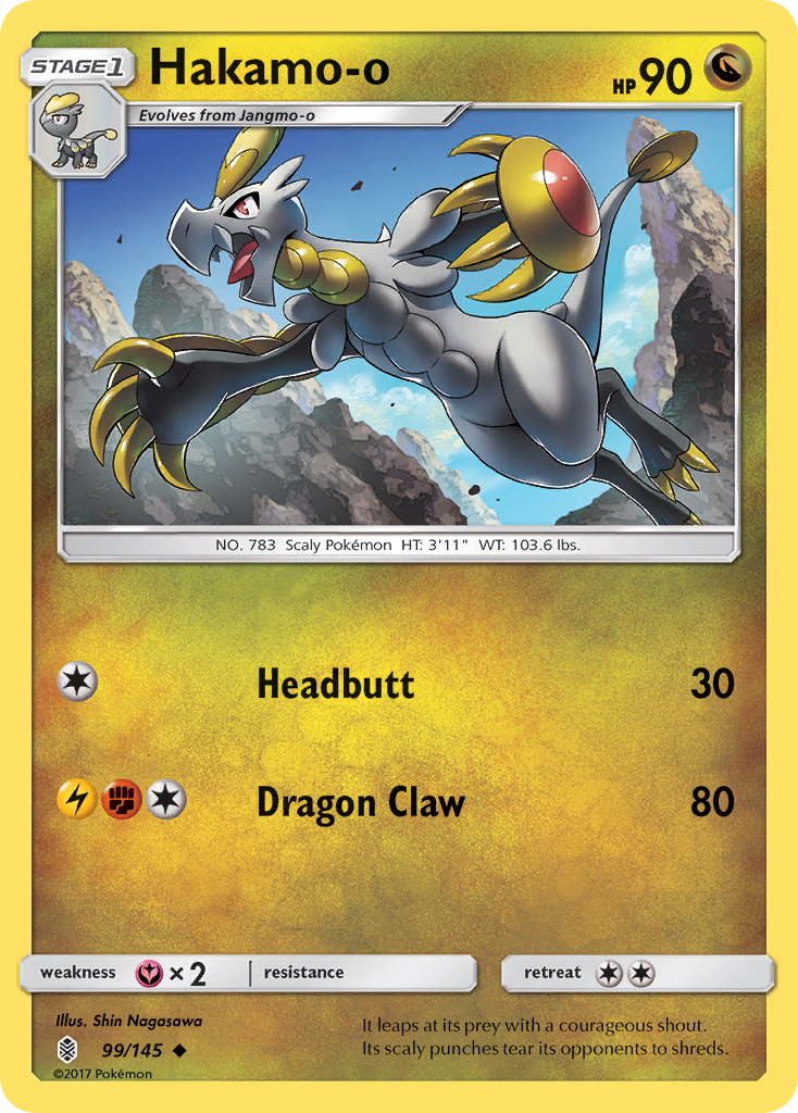 Hakamo-o (99/145) [Sun & Moon: Guardians Rising] - Pokémon - Card Brawlers | Quebec | Canada |