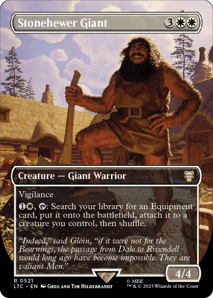 Stonehewer Giant (Borderless) [The Lord of the Rings: Tales of Middle-Earth Commander] - Magic: The Gathering - Card Brawlers | Quebec | Canada |