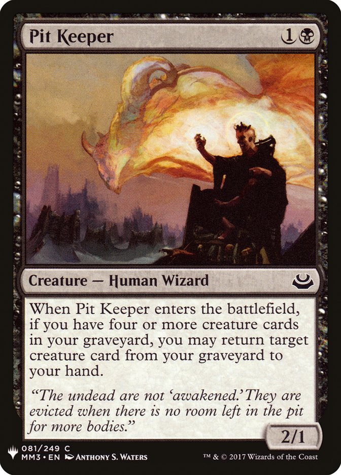 Pit Keeper [Mystery Booster] - Magic: The Gathering - Card Brawlers | Quebec | Canada |