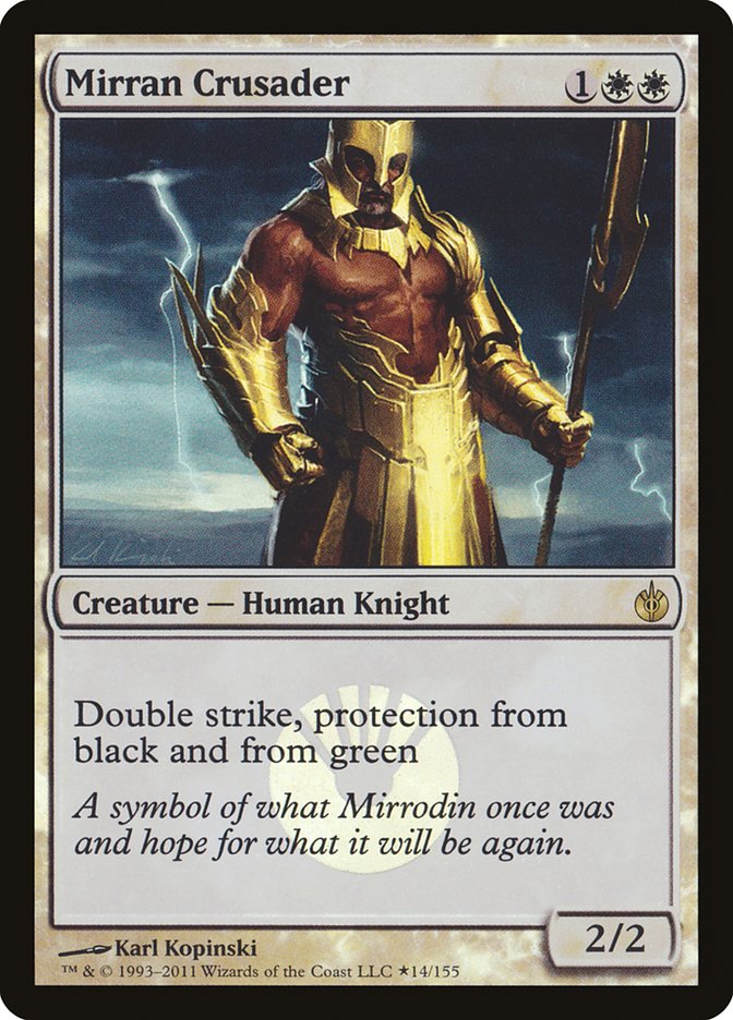 Mirran Crusader (Buy-A-Box) [Mirrodin Besieged Promos] - Magic: The Gathering - Card Brawlers | Quebec | Canada |