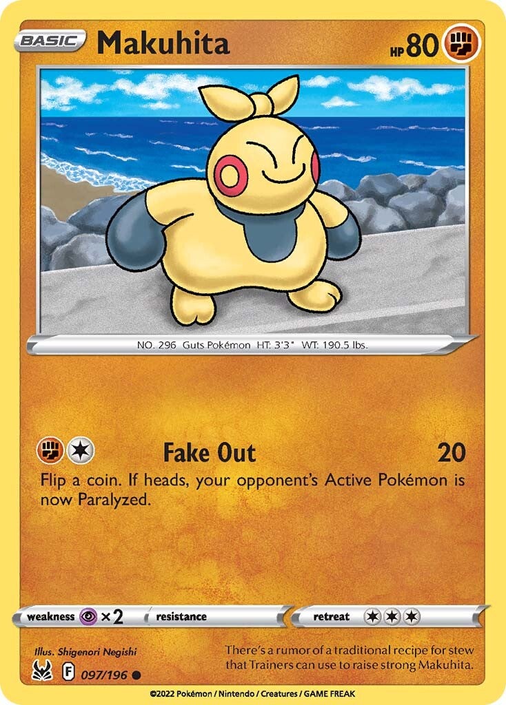 Makuhita (097/196) [Sword & Shield: Lost Origin] - Pokémon - Card Brawlers | Quebec | Canada |