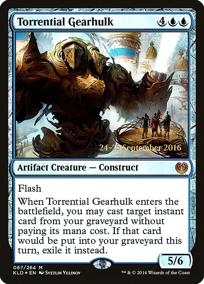 Torrential Gearhulk [Kaladesh Prerelease Promos] - Magic: The Gathering - Card Brawlers | Quebec | Canada |