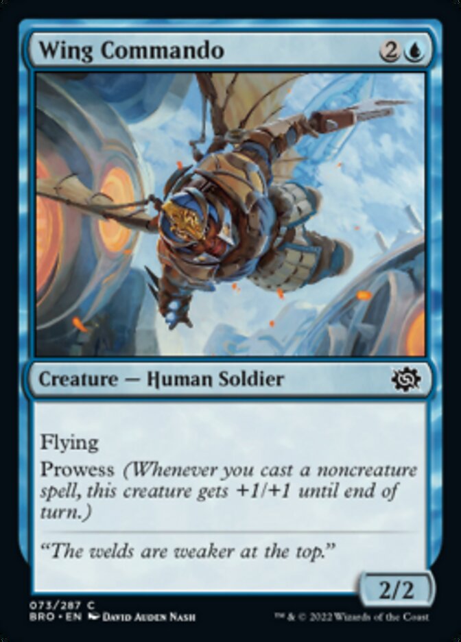 Wing Commando [The Brothers' War] - Magic: The Gathering - Card Brawlers | Quebec | Canada |