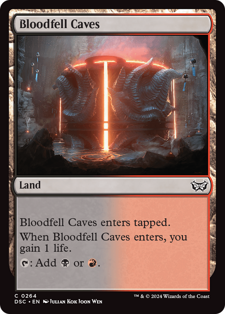 Bloodfell Caves [Duskmourn: House of Horror Commander] - Magic: The Gathering - Card Brawlers | Quebec | Canada |