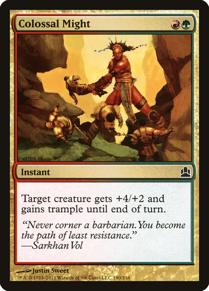 Colossal Might [Commander 2011] - Magic: The Gathering - Card Brawlers | Quebec | Canada |