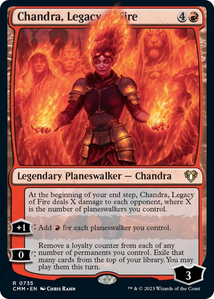 Chandra, Legacy of Fire [Commander Masters] - Magic: The Gathering - Card Brawlers | Quebec | Canada |
