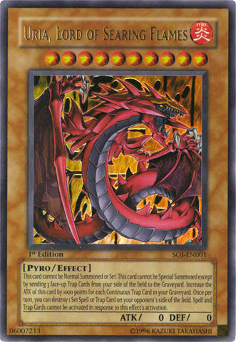 Uria, Lord of Searing Flames [SOI-EN001] Ultra Rare - Yu-Gi-Oh! - Card Brawlers | Quebec | Canada |