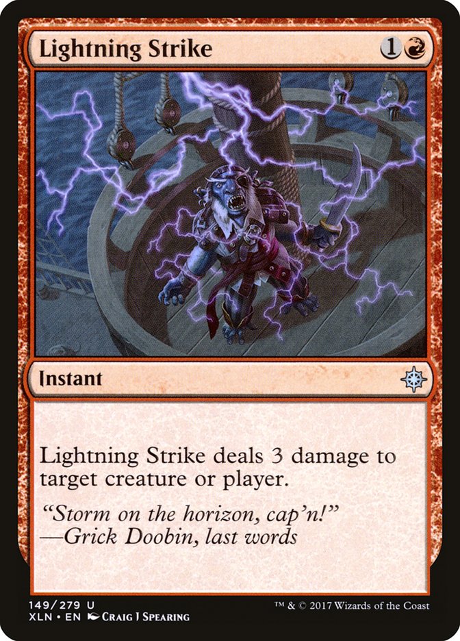 Lightning Strike [Ixalan] - Magic: The Gathering - Card Brawlers | Quebec | Canada |