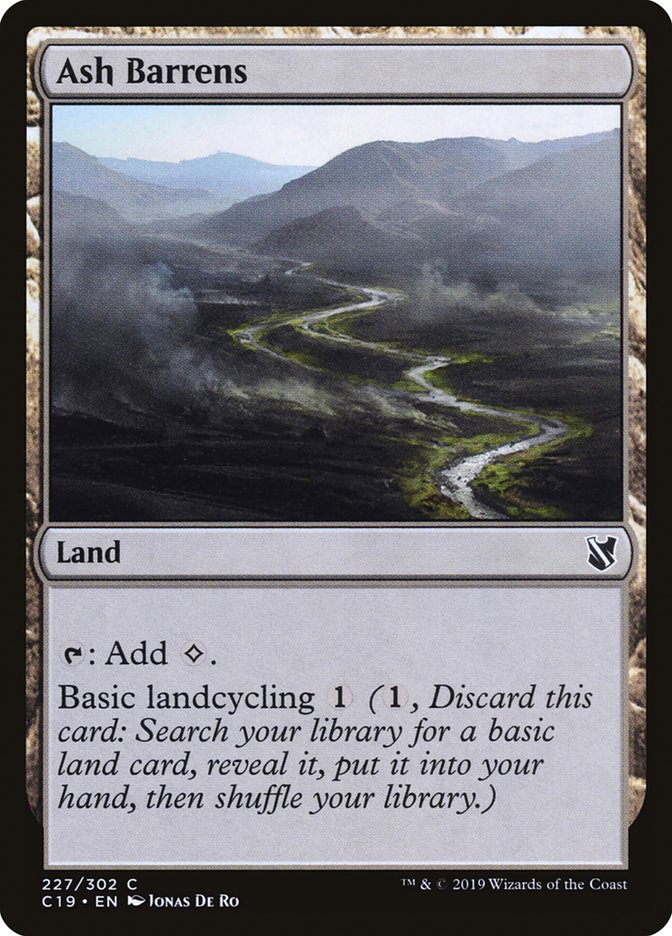 Ash Barrens [Commander 2019] - Magic: The Gathering - Card Brawlers | Quebec | Canada |