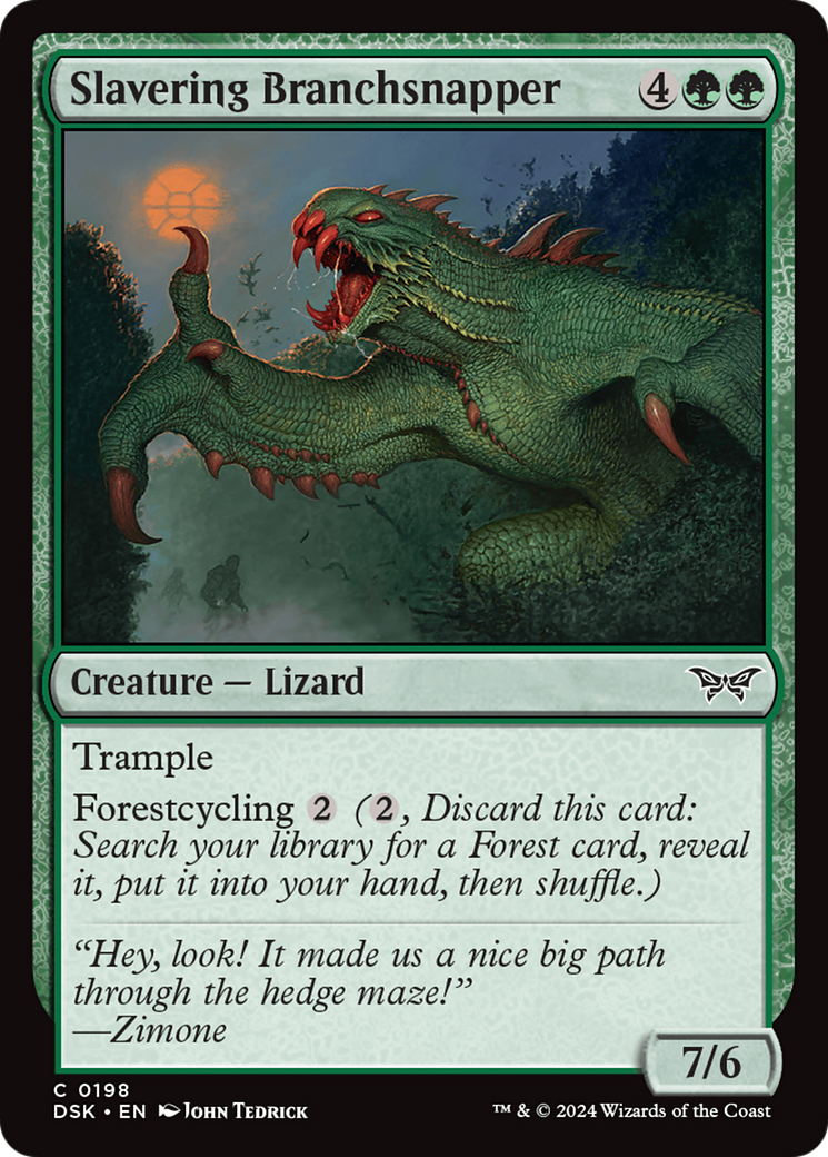 Slavering Branchsnapper [Duskmourn: House of Horror] - Magic: The Gathering - Card Brawlers | Quebec | Canada |