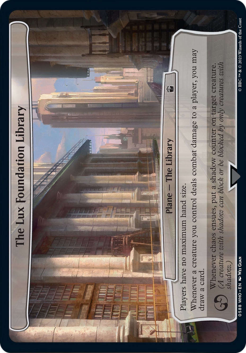 The Lux Foundation Library [Doctor Who] - Magic: The Gathering - Card Brawlers | Quebec | Canada |
