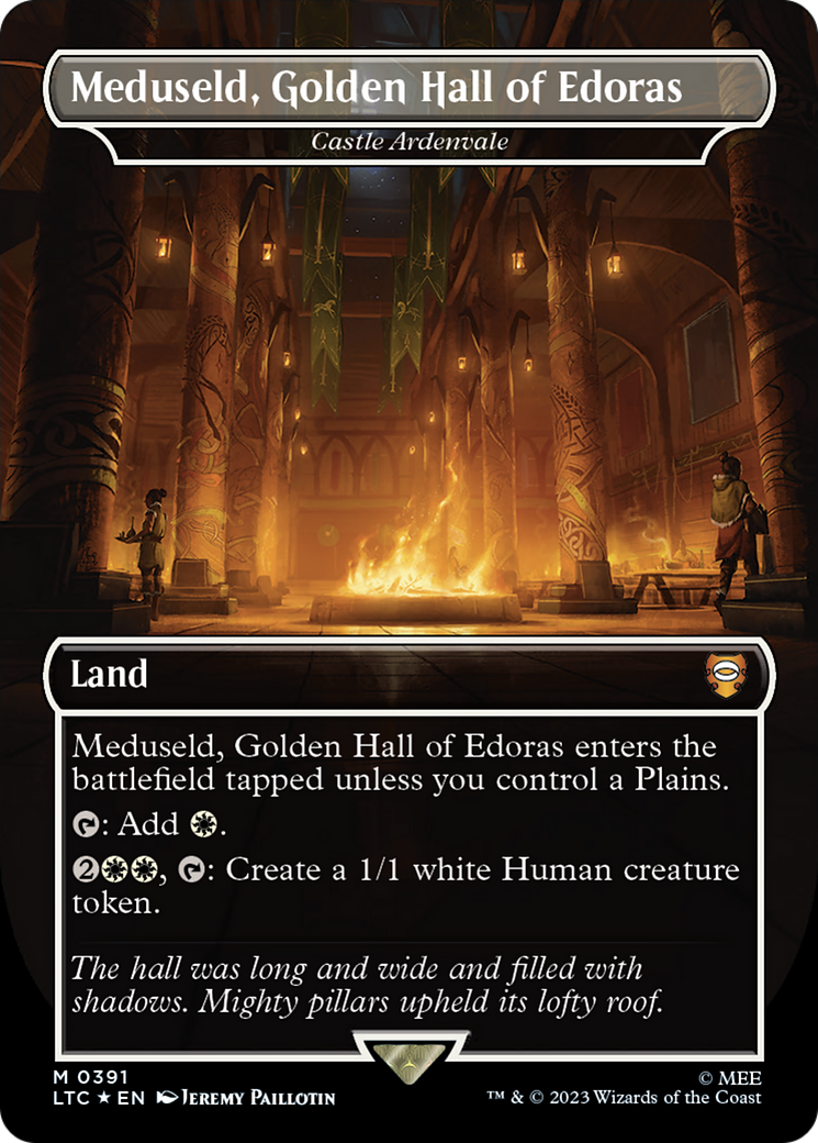 Meduseld, Golden Hall of Edoras - Castle Ardenvale (Surge Foil Realms and Relics) [The Lord of the Rings: Tales of Middle-Earth Commander] - Magic: The Gathering - Card Brawlers | Quebec | Canada |