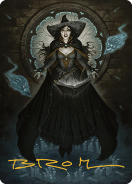 Tasha, the Witch Queen Art Card (76) (Gold-Stamped Signature) [Commander Legends: Battle for Baldur's Gate Art Series] - Magic: The Gathering - Card Brawlers | Quebec | Canada |