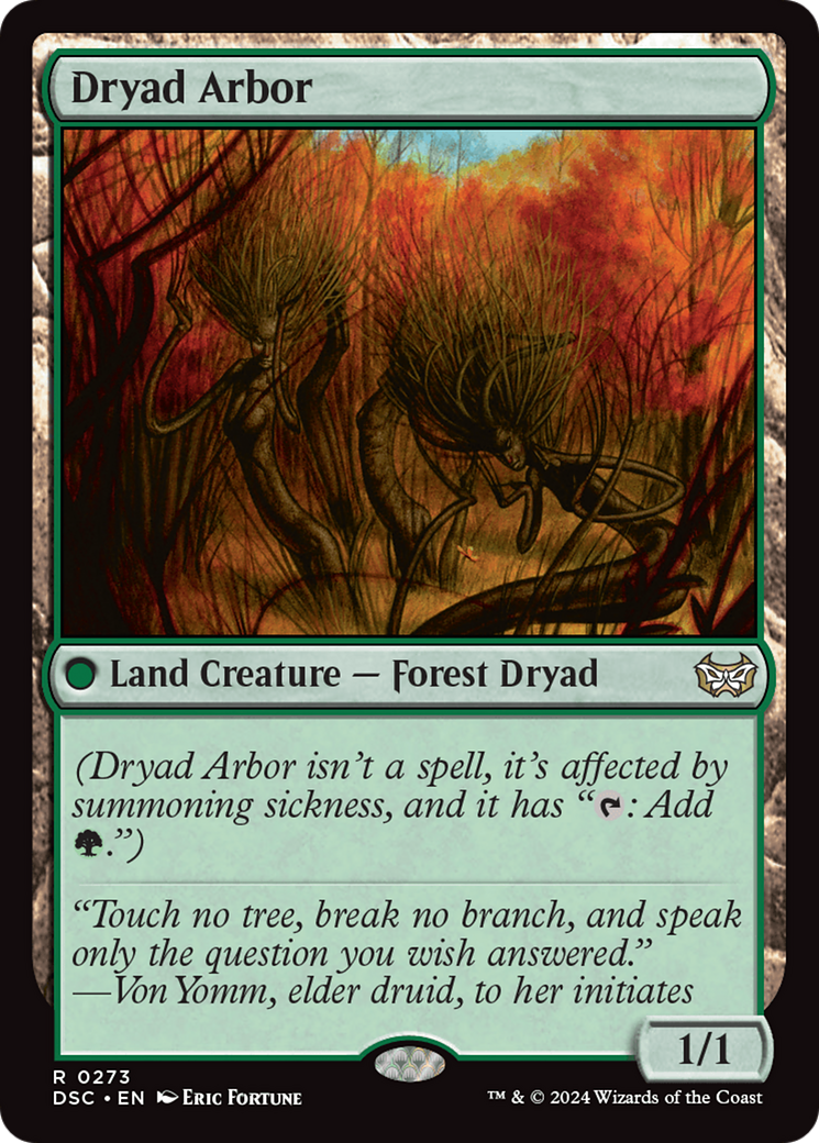 Dryad Arbor [Duskmourn: House of Horror Commander] - Magic: The Gathering - Card Brawlers | Quebec | Canada |