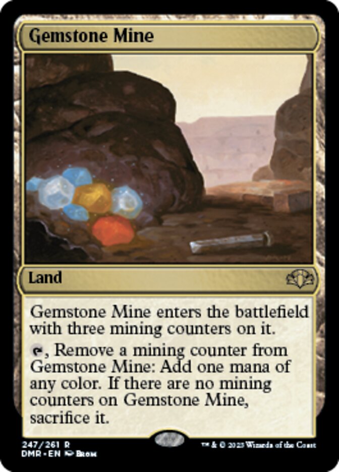 Gemstone Mine [Dominaria Remastered] - Magic: The Gathering - Card Brawlers | Quebec | Canada |