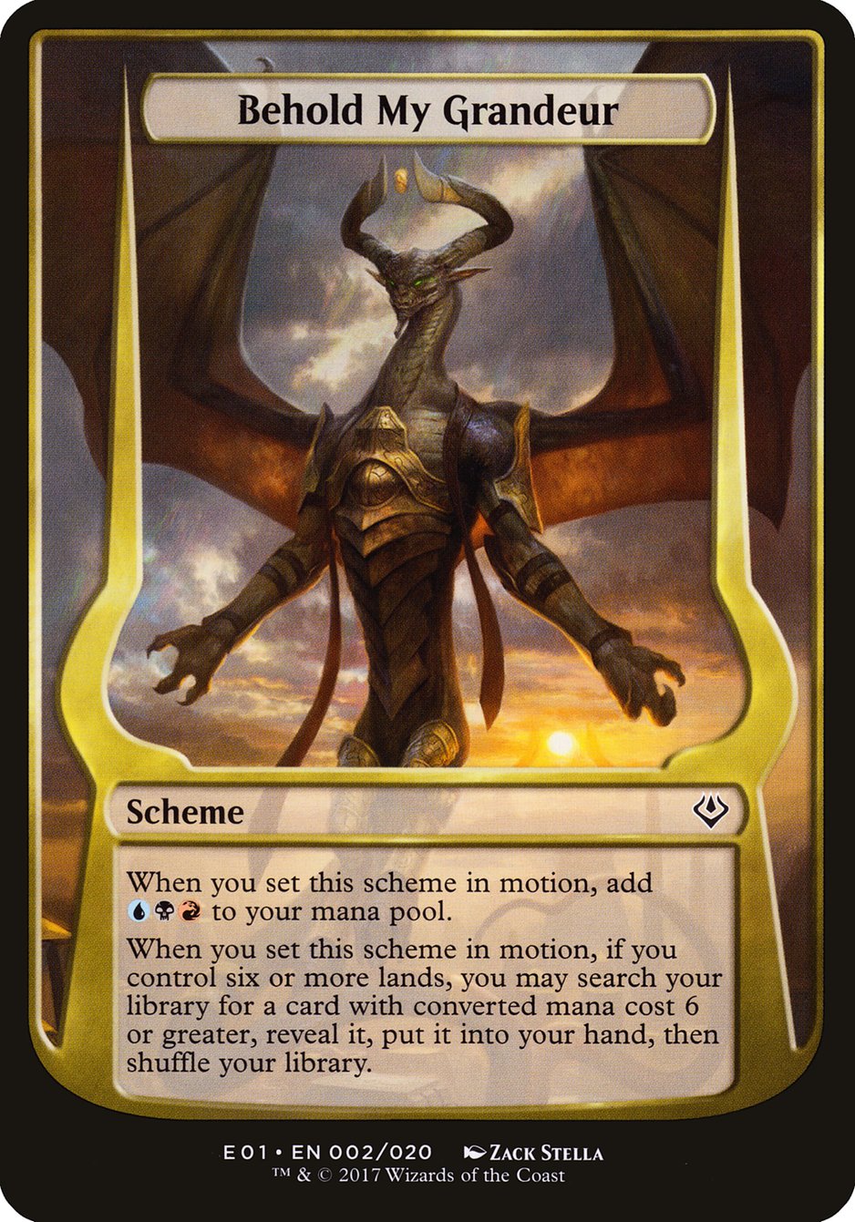 Behold My Grandeur (Schemes) [Archenemy: Nicol Bolas Schemes] - Magic: The Gathering - Card Brawlers | Quebec | Canada |