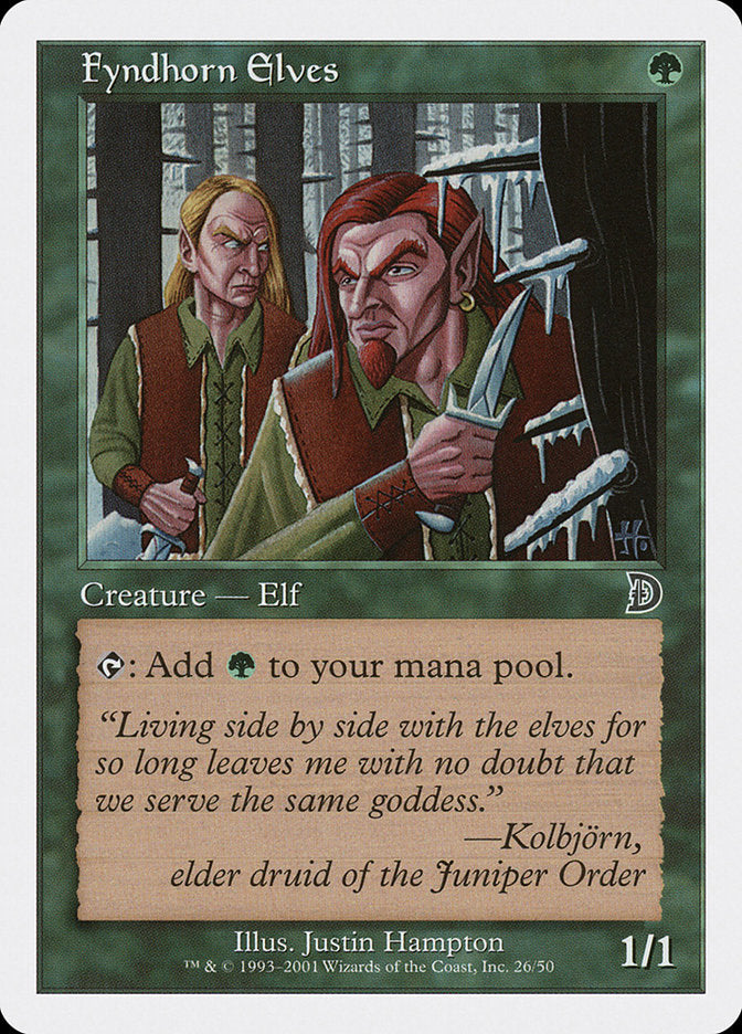 Fyndhorn Elves [Deckmasters] - Magic: The Gathering - Card Brawlers | Quebec | Canada |