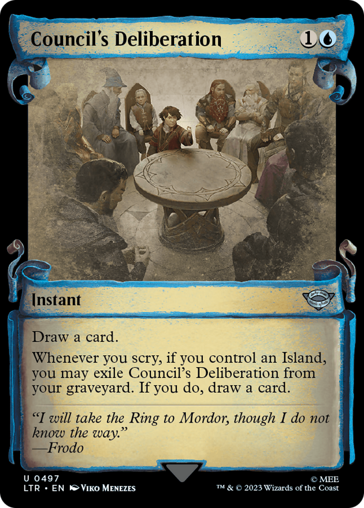 Council's Deliberation [The Lord of the Rings: Tales of Middle-Earth Showcase Scrolls] - Magic: The Gathering - Card Brawlers | Quebec | Canada |