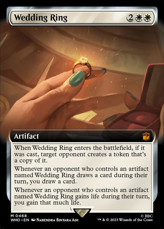 Wedding Ring (Extended Art) [Doctor Who] - Magic: The Gathering - Card Brawlers | Quebec | Canada |