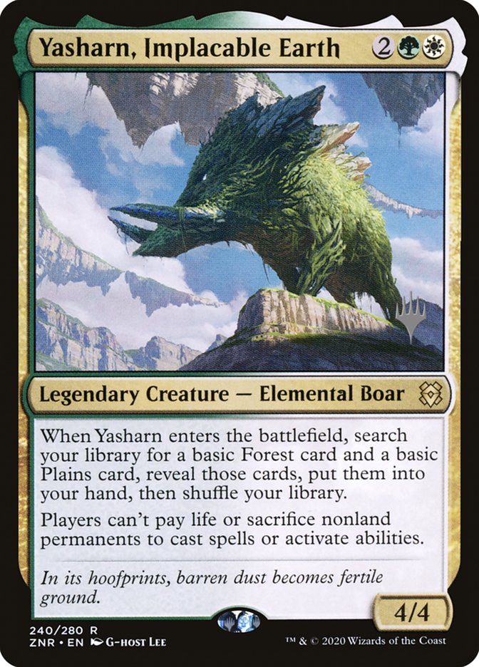 Yasharn, Implacable Earth (Promo Pack) [Zendikar Rising Promos] - Magic: The Gathering - Card Brawlers | Quebec | Canada |