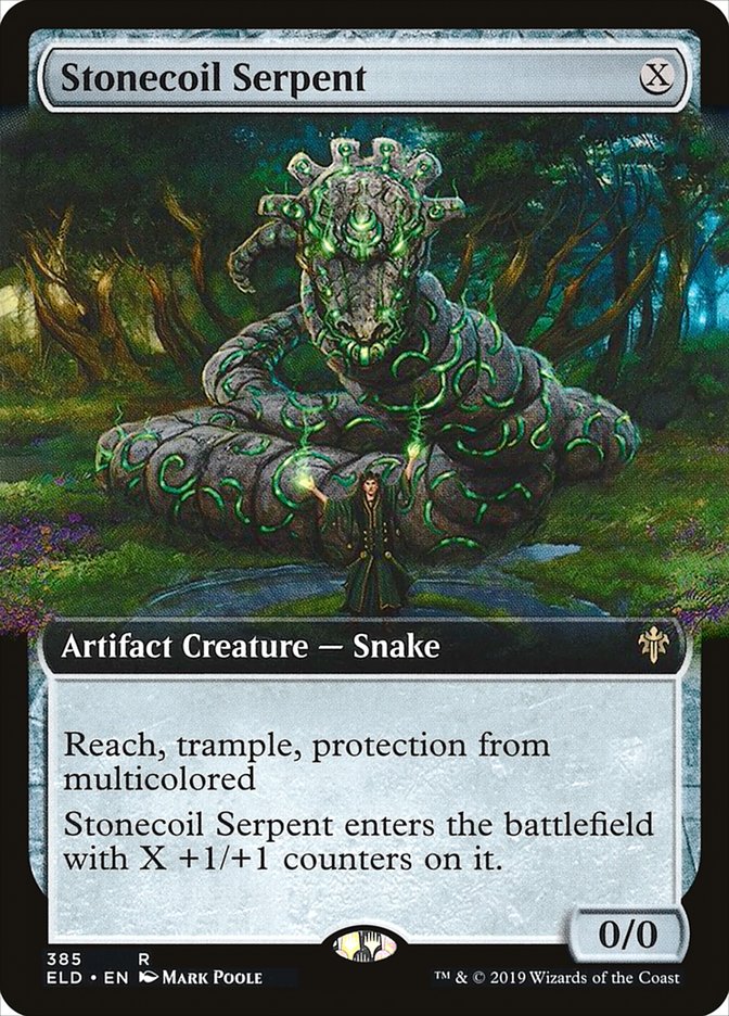 Stonecoil Serpent (Extended Art) [Throne of Eldraine] - Magic: The Gathering - Card Brawlers | Quebec | Canada |