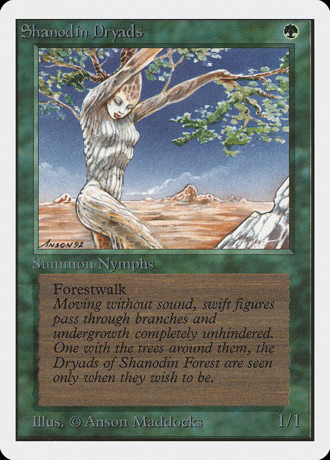 Shanodin Dryads [Unlimited Edition] - Magic: The Gathering - Card Brawlers | Quebec | Canada |