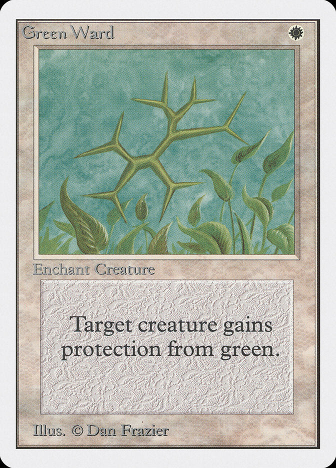 Green Ward [Unlimited Edition] - Magic: The Gathering - Card Brawlers | Quebec | Canada |