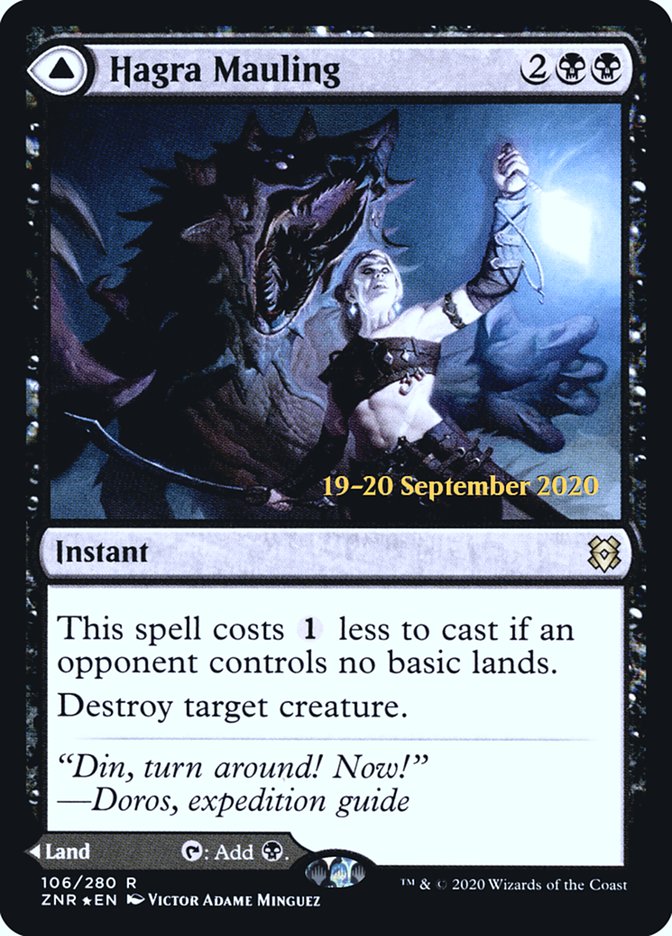 Hagra Mauling // Hagra Broodpit [Zendikar Rising Prerelease Promos] - Magic: The Gathering - Card Brawlers | Quebec | Canada |