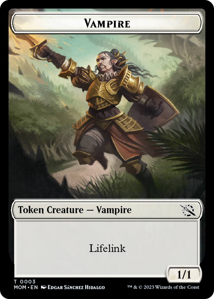 Treasure (20) // Vampire Double-Sided Token [March of the Machine Tokens] - Magic: The Gathering - Card Brawlers | Quebec | Canada |