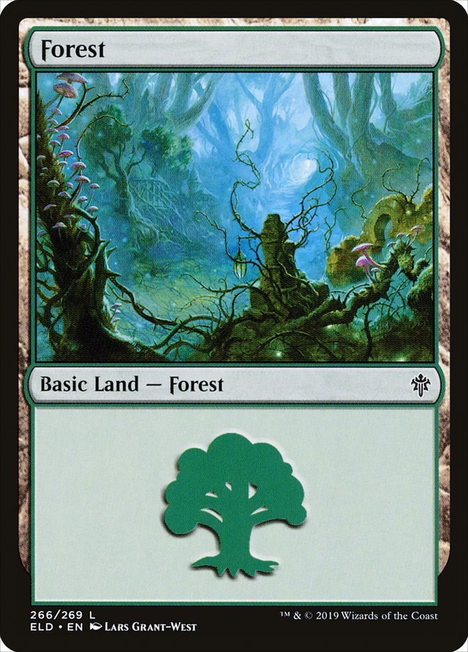 Forest (266) [Throne of Eldraine] - Magic: The Gathering - Card Brawlers | Quebec | Canada |