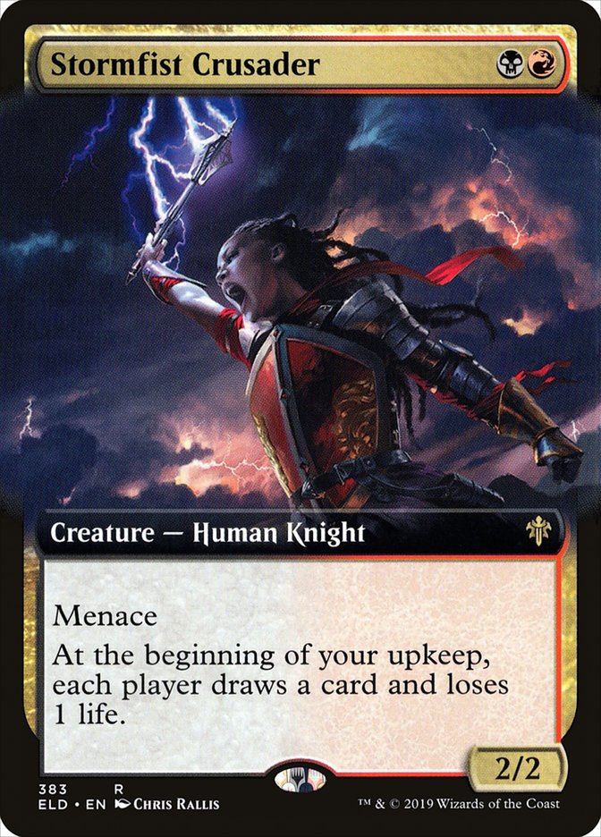 Stormfist Crusader (Extended Art) [Throne of Eldraine] - Magic: The Gathering - Card Brawlers | Quebec | Canada |