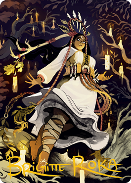 Candlegrove Witch 2 Art Card (Gold-Stamped Signature) [Innistrad: Midnight Hunt Art Series] - Magic: The Gathering - Card Brawlers | Quebec | Canada |