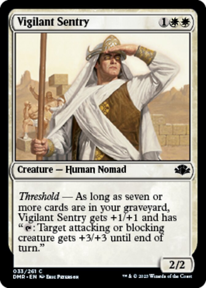 Vigilant Sentry [Dominaria Remastered] - Magic: The Gathering - Card Brawlers | Quebec | Canada |