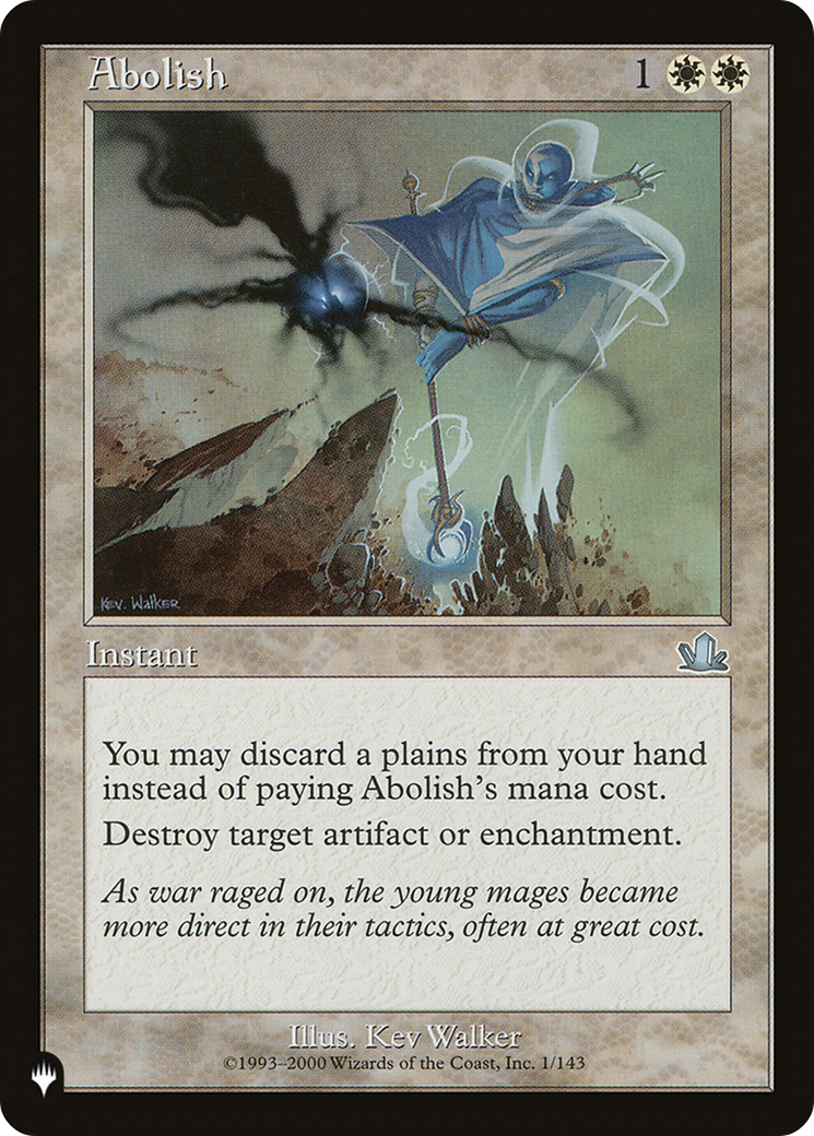 Abolish [The List] - Magic: The Gathering - Card Brawlers | Quebec | Canada |