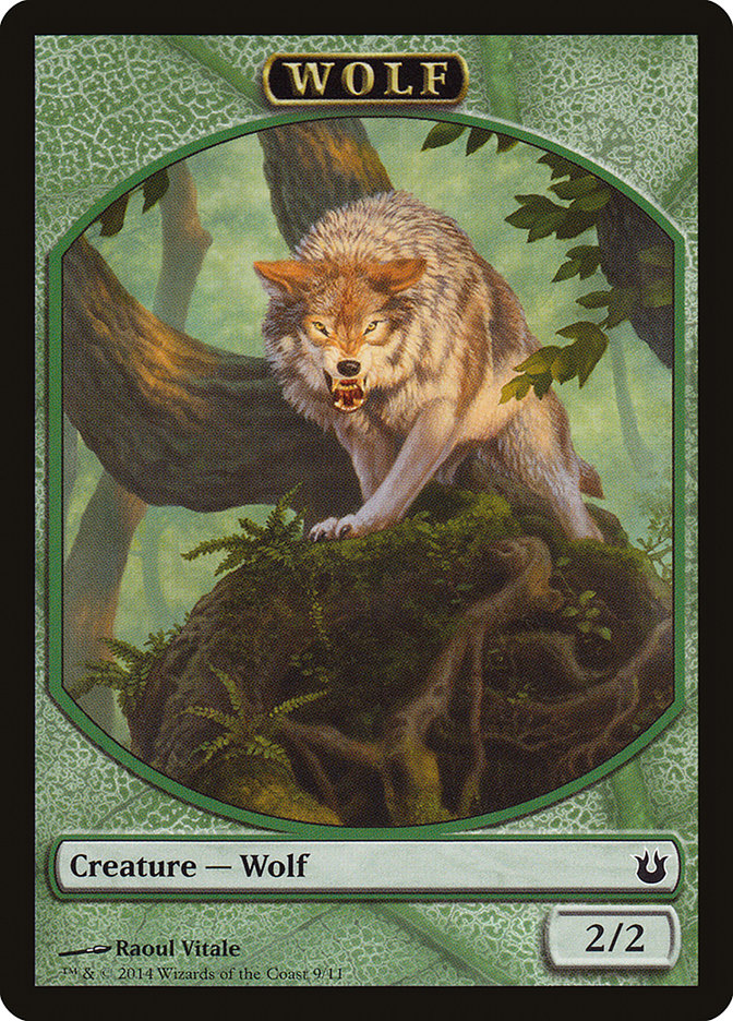 Wolf Token [Born of the Gods Tokens] - Magic: The Gathering - Card Brawlers | Quebec | Canada |