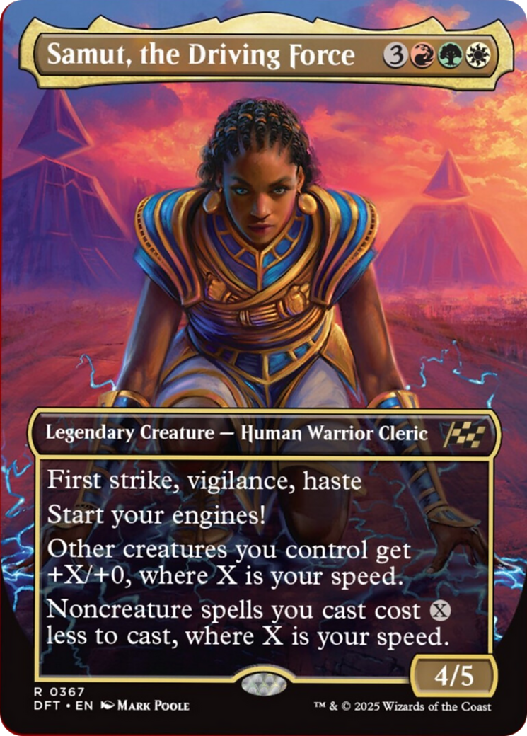 Samut, the Driving Force (Borderless) [Aetherdrift] - Magic: The Gathering - Card Brawlers | Quebec | Canada |