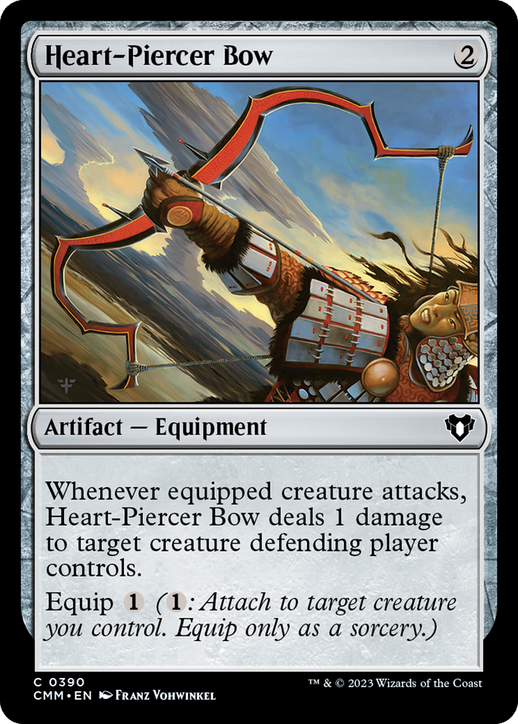 Heart-Piercer Bow [Commander Masters] - Magic: The Gathering - Card Brawlers | Quebec | Canada |