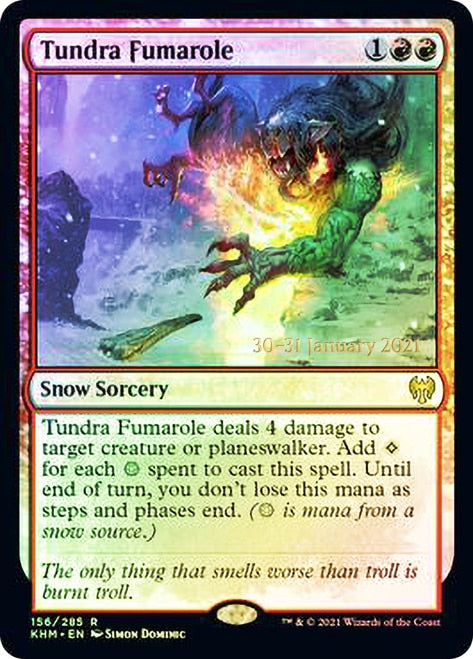 Tundra Fumarole [Kaldheim Prerelease Promos] - Magic: The Gathering - Card Brawlers | Quebec | Canada |