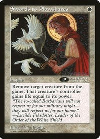 Swords to Plowshares (Oversized) [Oversize Cards] - Magic: The Gathering - Card Brawlers | Quebec | Canada |