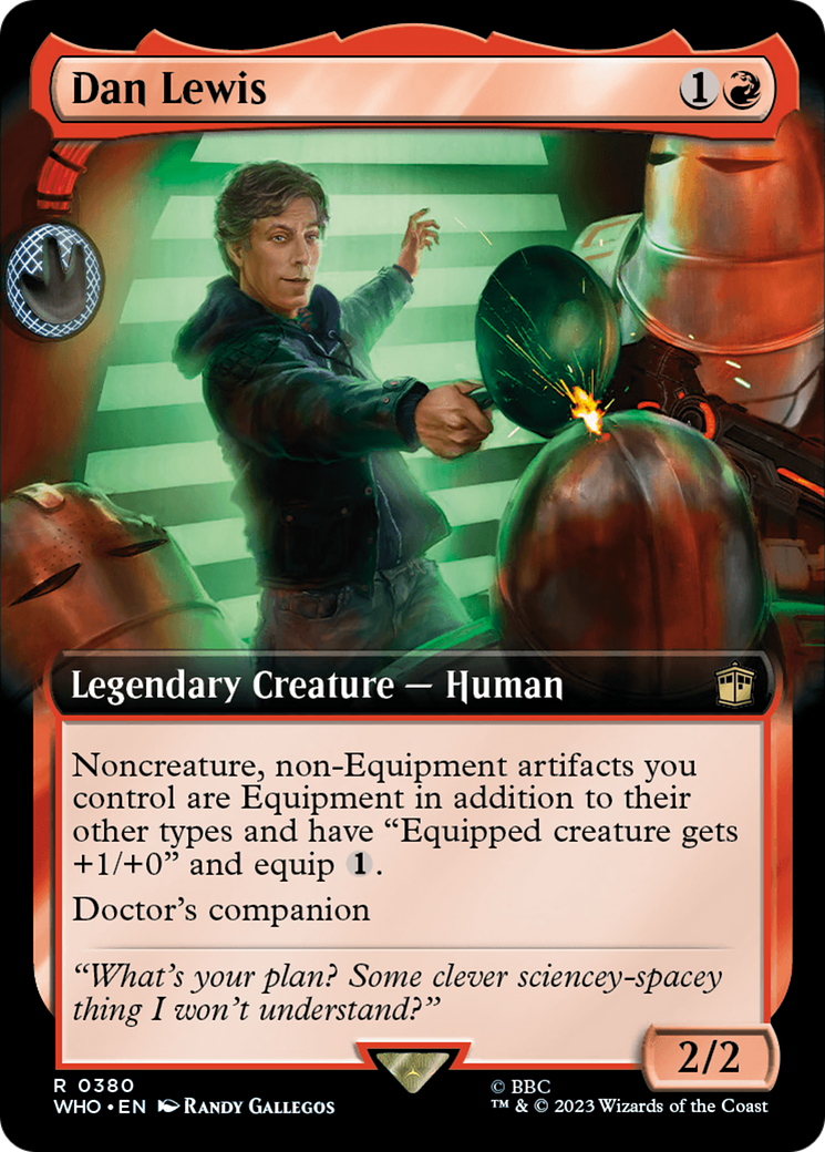 Dan Lewis (Extended Art) [Doctor Who] - Magic: The Gathering - Card Brawlers | Quebec | Canada |